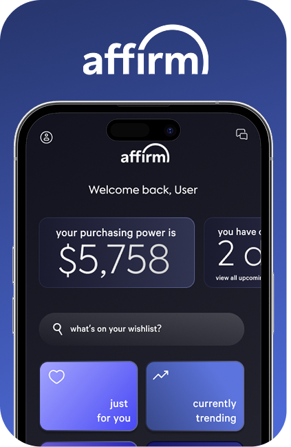 Affirm past work card