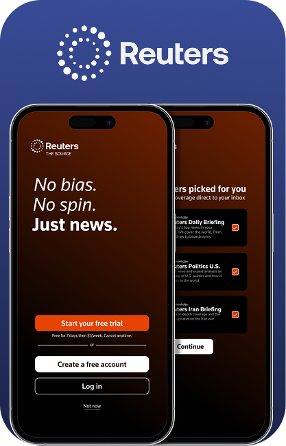 Reuters past work card